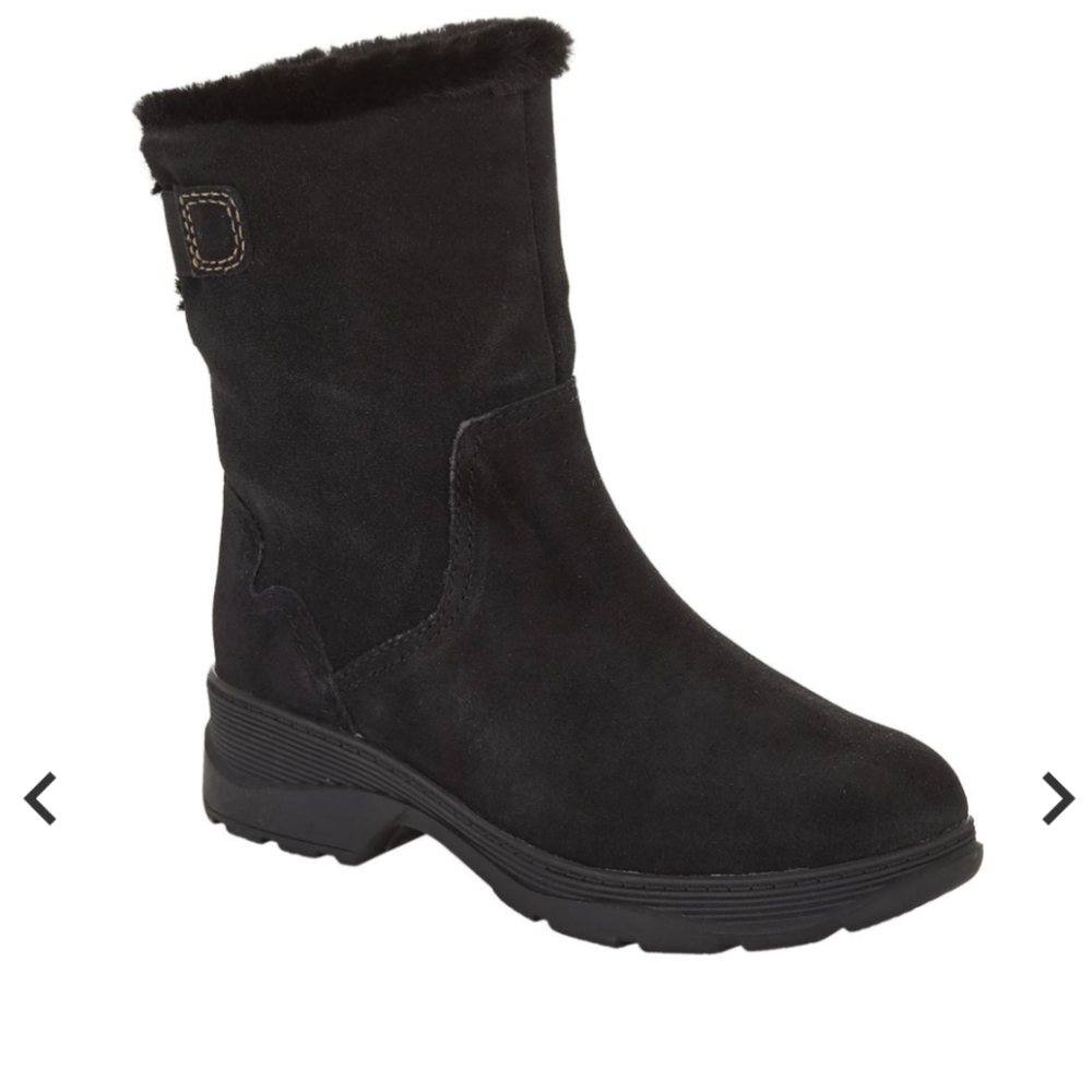 Clarks Aveleigh Pull Black Suede Daim Noir Mid Boots, Waterproof Size 11…